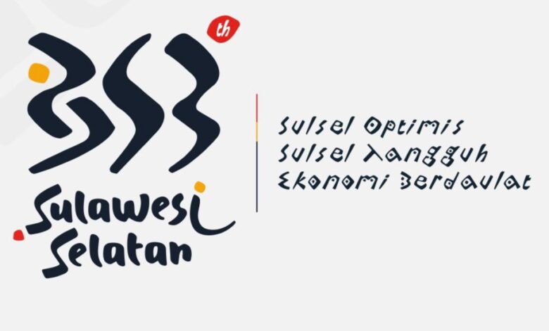 Logo 353 Tahun Sulsel Gambarkan Ketangguhan dan Kemandirian Berbalut Optimisme