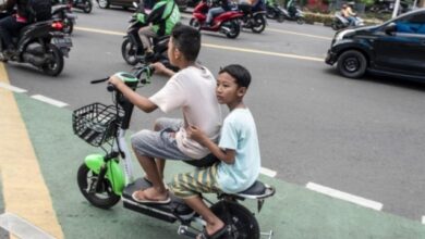 Satlantas Polres Bone Larang Penggunaan Motor Listrik di Jalan Raya