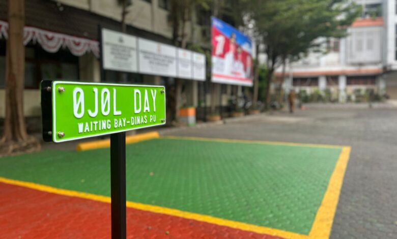 Efek Ojol Day, Parkiran di Sejumlah Kantor Milik Pemkot Makassar Sepi dari Kendaraan