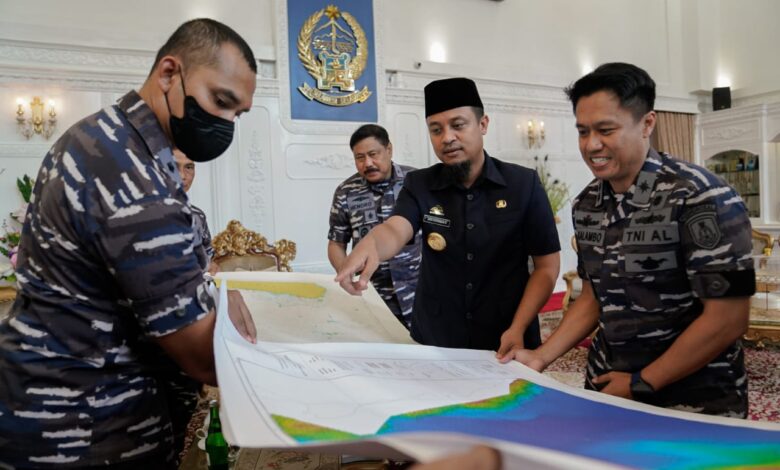 Gubernur Sulsel Dukung Pushidrosal TNI AL Survei dan Pemetaan Hidro-oseanografi di Perairan ALKI II
