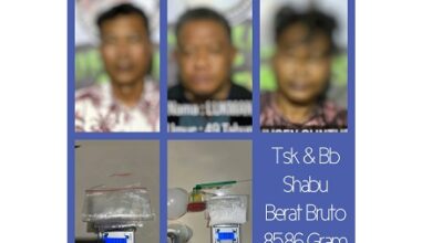 Polrestabes Makassar Sita 85 Gram Sabu dari Tiga Pelaku