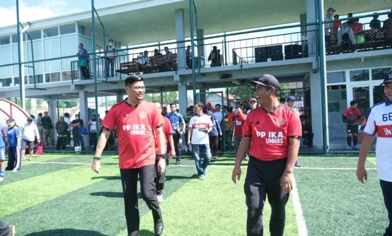 Buka Turnamen Minisoccer IKA Unhas, Adnan: Kini Gowa Jadi Pilihan Tempat Pelaksanaan Kegiatan