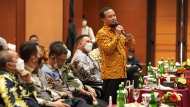 Gubernur Andi Sudirman Beberkan Upaya Menurunkan Permasalahan Tumpang Tindih Pemanfaatan Lahan di Hadapan Para Menteri Kabinet Indonesia Maju