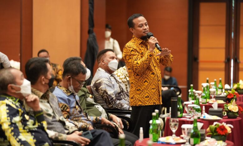 Gubernur Andi Sudirman Beberkan Upaya Menurunkan Permasalahan Tumpang Tindih Pemanfaatan Lahan di Hadapan Para Menteri Kabinet Indonesia Maju