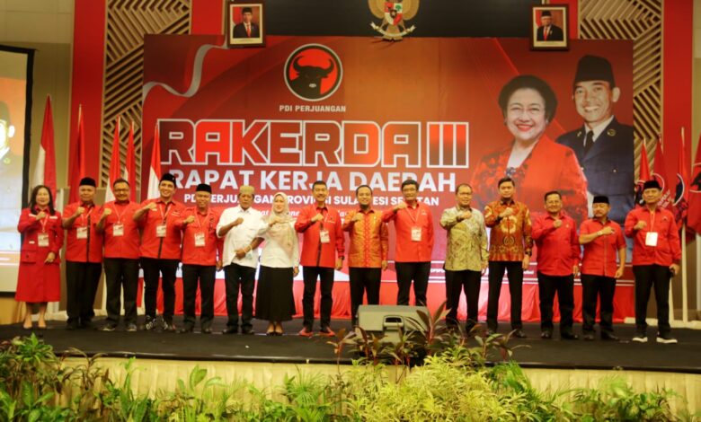 Danny Pomanto Hadiri Pembukaan Rakerda III PDI Perjuangan Sulsel