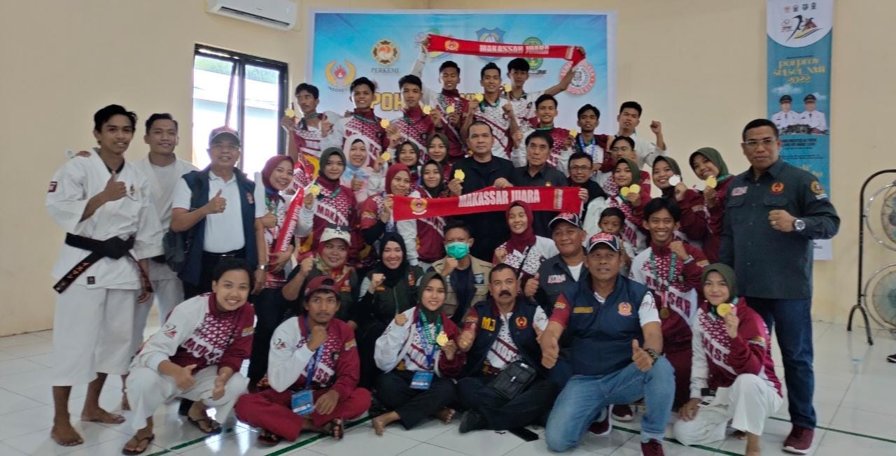 Dokter Koboi Kembali Bawa Kempo Makassar Juara Umum dan Pecahkan Rekor Porprov Sulsel