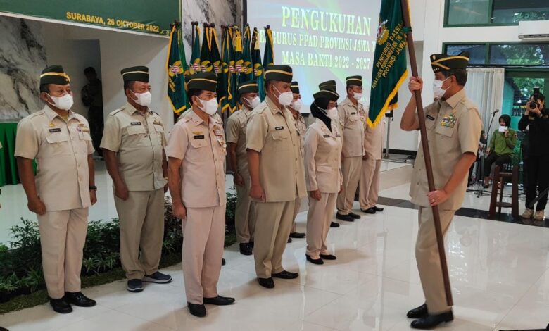 Doni Monardo Ingatkan Spirit Pahlawan kepada Pengurus Baru PPAD Jatim