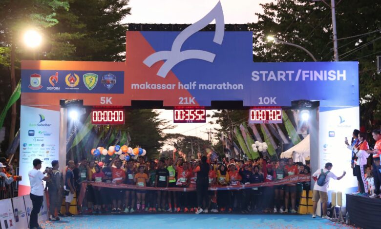 Makassar Half Marathon 2022 Sukses, Tim Medis Dinas Kesehatan Makassar Ikut Berperan