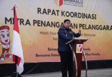 Abdul Hayat Hadiri Rapat Koordinasi Mitra Penanganan Pelanggaran Pemilu 2024