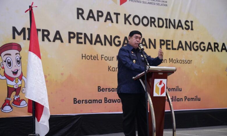 Abdul Hayat Hadiri Rapat Koordinasi Mitra Penanganan Pelanggaran Pemilu 2024