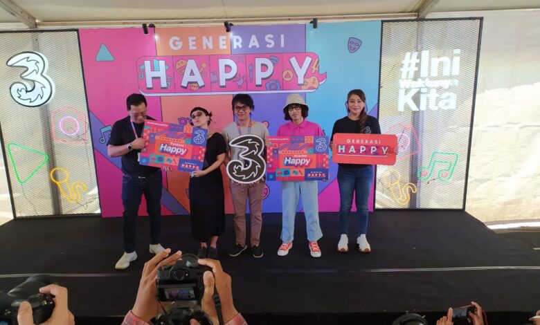 Tri Menghibur Gen Z Makassar, Jadi Kota Pertama Roadshow Generasi Happy