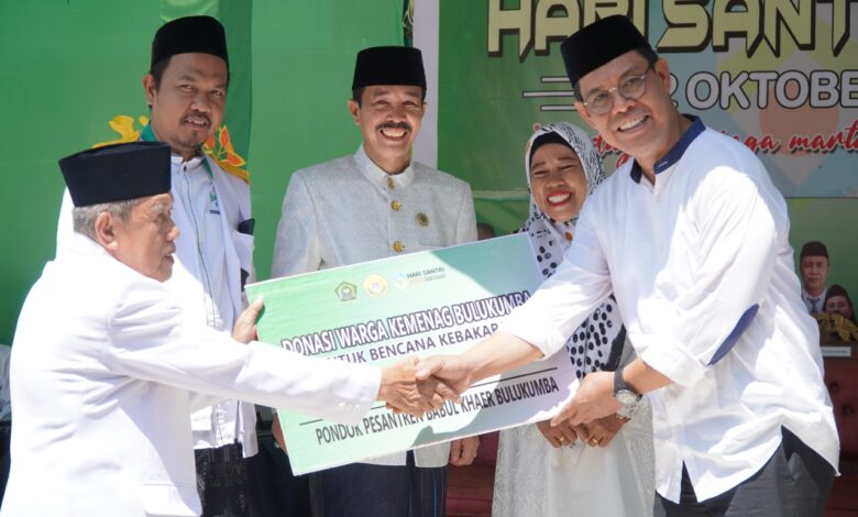 Wabup Edy Manaf Pimpin Upacara Hari Santri Nasional