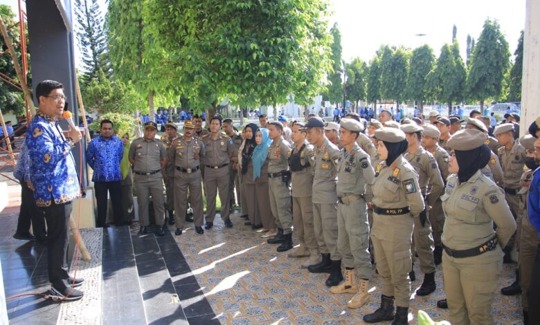 Jelang Porprov, Wabup Edy Manaf Kumpulkan Satpol PP Bulukumba, Ini Harapannya