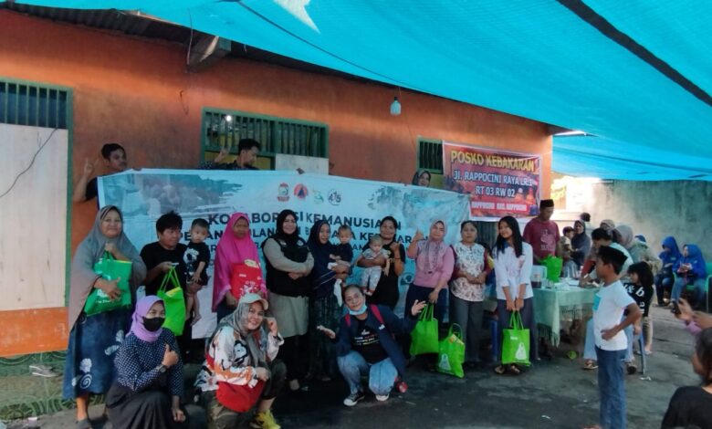 FKKM Gandeng Alfamart Bantu Korban Kebakaran Rappokalling dan Rappocini