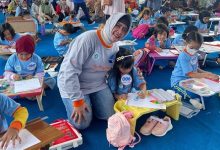 Tingkatkan Kreativitas Anak, Bunda PAUD Makassar Gelar Lomba Menggambar dan Melipat Kertas