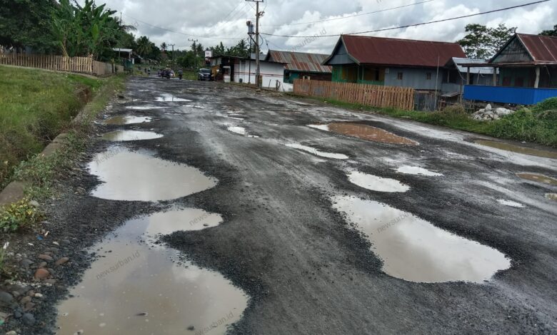Memprihatinkan, Ruas Jalan Tanah Batue Bone-Sinjai Rusak Parah