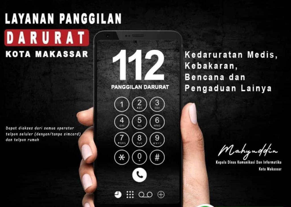 Antisipasi Dampak Badai, Dinas Kominfo Makassar Ajak Masyarakat Manfaatkan Layanan Call Center 112