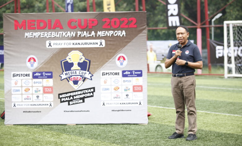 Media Cup 2022 Berakhir, Menpora dan Kurniawan Beri Apresiasi