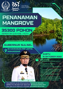 Besok, Gubernur Andi Sudirman Pimpin Penanaman Mangrove 35.300 Pohon