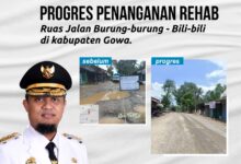 Gubernur Posting Progres Pengerjaan Rehab Ruas Burung-burung-Bili-bili, Netizen: Alhamdulillah!