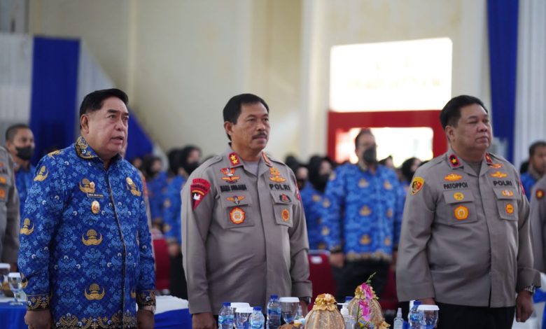 Hadiri Syukuran HUT Korpri ke-51 di Polda Sulsel, Abdul Hayat Minta ASN Semakin Inovatif