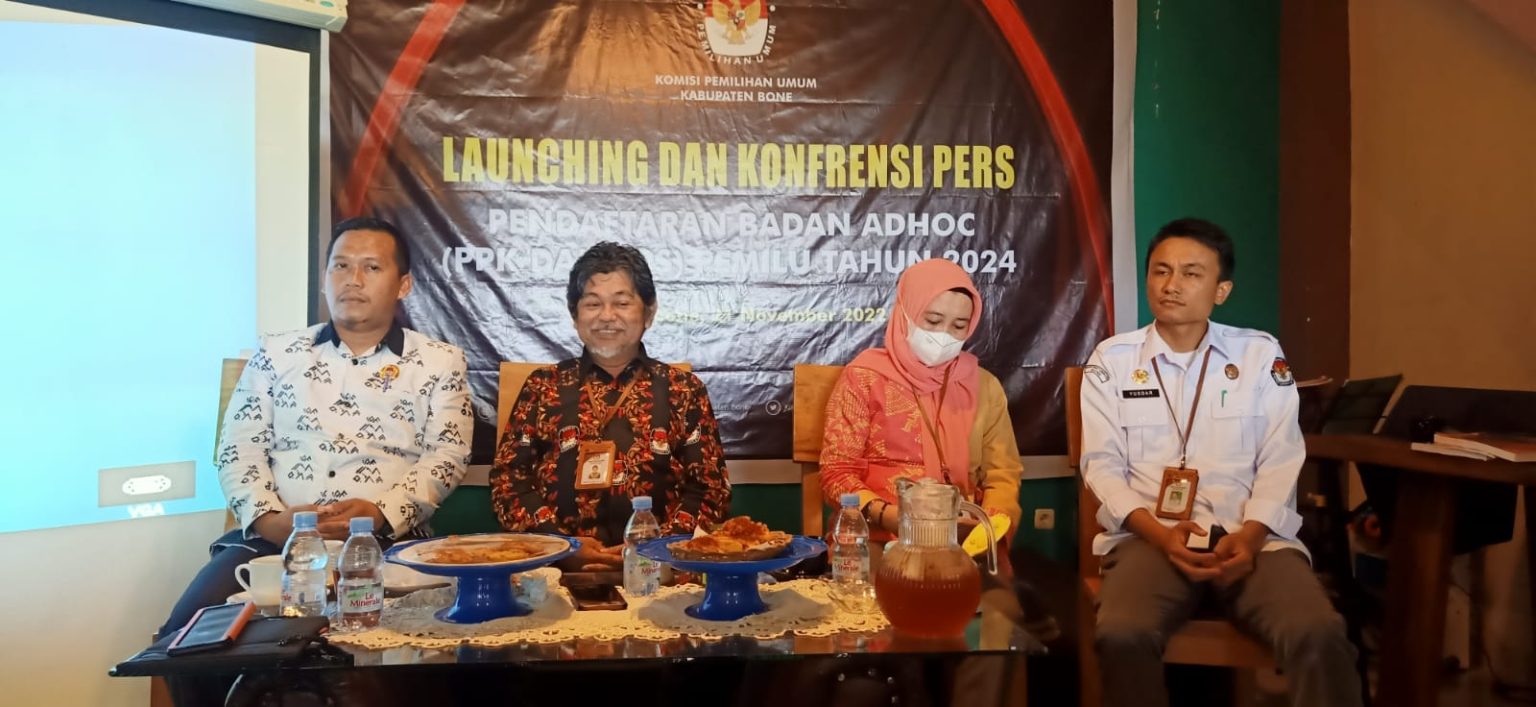 Masifkan Informasi Pemilu 2024 Kpu Bone Buka Pendaftaran Badan Adhoc