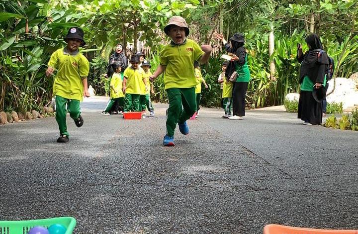 Keseruan Siswa-siswi TK Islam Athirah 1 Makassar Mengikuti Kegiatan Kids Outbond