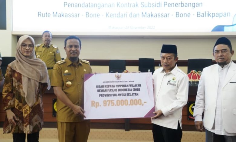 Dana Hibah Meningkat, Ketua PW DMI Sulsel Apresiasi Gubernur Andi Sudirman