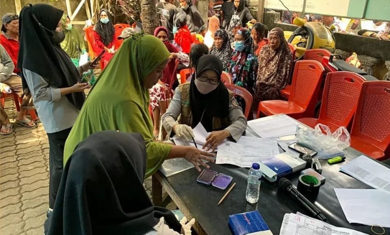 Disabilitas di Makassar Mendapat Bantuan Permakanan dari Dinas Sosial