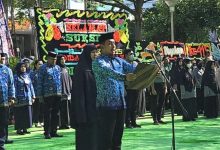 Dinsos Makassar Hadiri Upacara Hari Pahlawan di Balai Kota Makassar