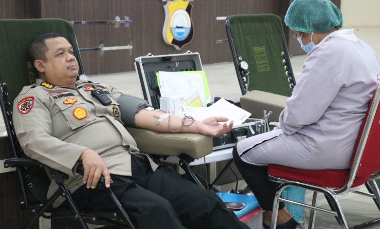Korpri Polda Sulsel Gelar Donor Darah dan Peleyanan KB, Sambut HUT Korpri ke-77