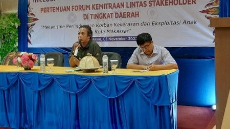 Bahas Pendampingan ABH, Sekdis Sosial Makassar Jadi Narasumber Forum Lintas Stakeholder PKBI Sulsel