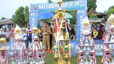 Tutup Gattareng Cup, Edy Manaf Puji Kemajuan Sepak Bola Bulukumba