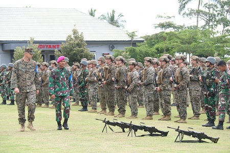 Marinir Indonesia dan Amerika Latihan Bersama dalam Keris Marex 2022