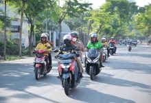 Wali Kota, Wawali dan Sekda Makassar Kompak Naik Ojol ke Tempat Tugas