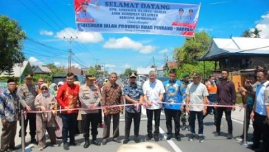 Ruas Pinrang-Rappang Sepanjang 3,3 KM Diresmikan Gubernur Andi Sudirman