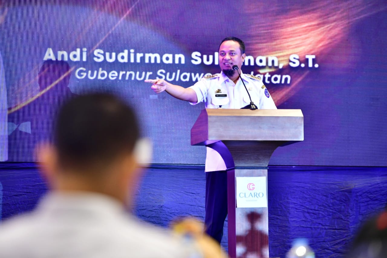 Gubernur Andi Sudirman Buka Rapat Koordinasi Pengawasan Daerah Provinsi Sulsel