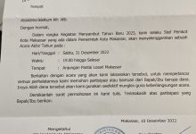 Beredar Permintaan Proposal Bantuan Atas Nama Wawali Makassar, Kasubag TU Jelas Palsu Ini!