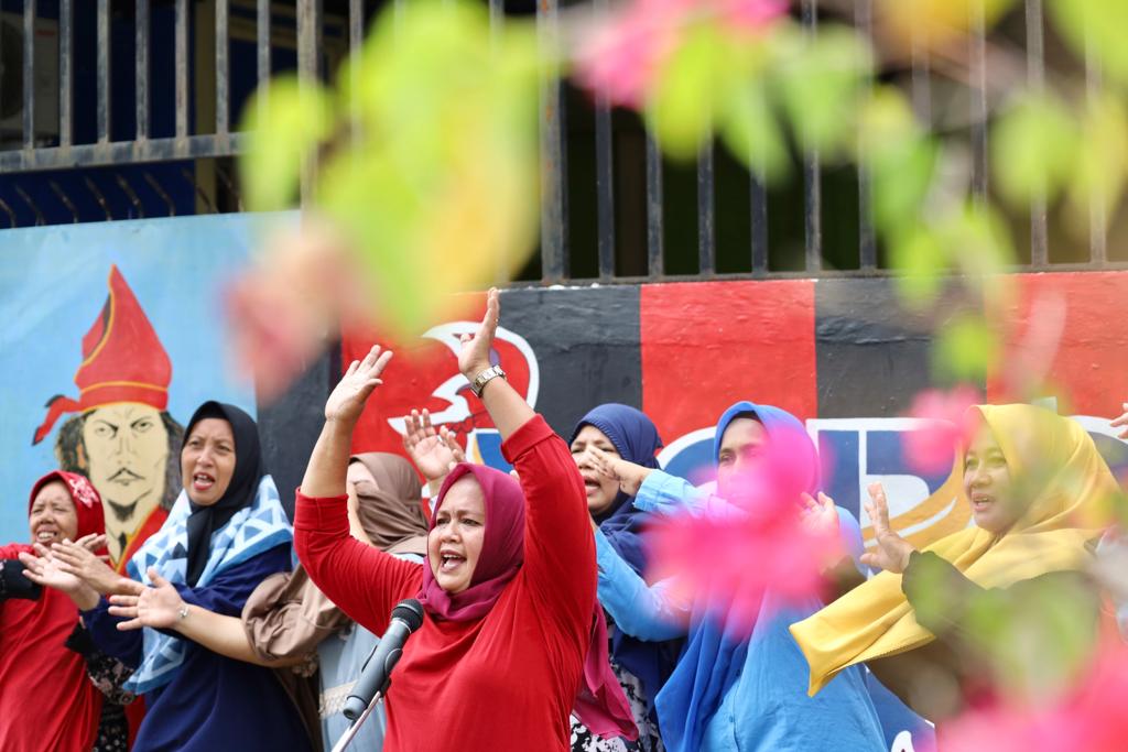 Dinas Kominfo Kota Makassar Dokumentasi Lorong Wisata Sambil Games Bareng IRT