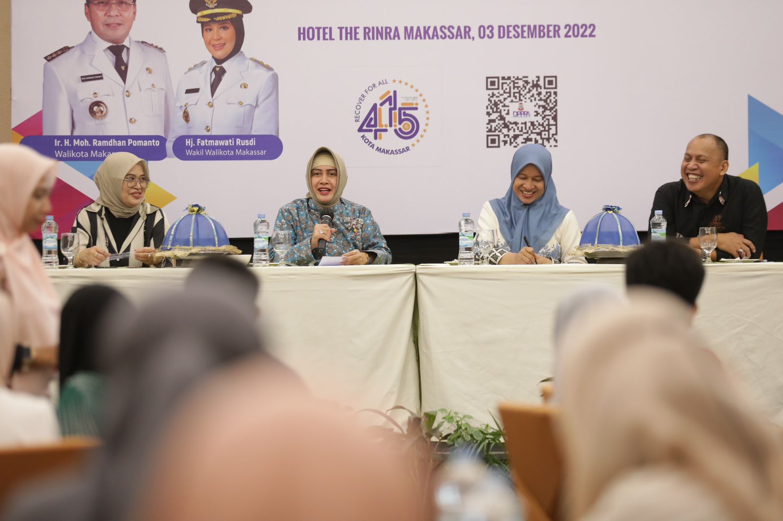 Indira Jusuf Ismail Motivasi Forum Anak Makassar Sebagai Agen 2P