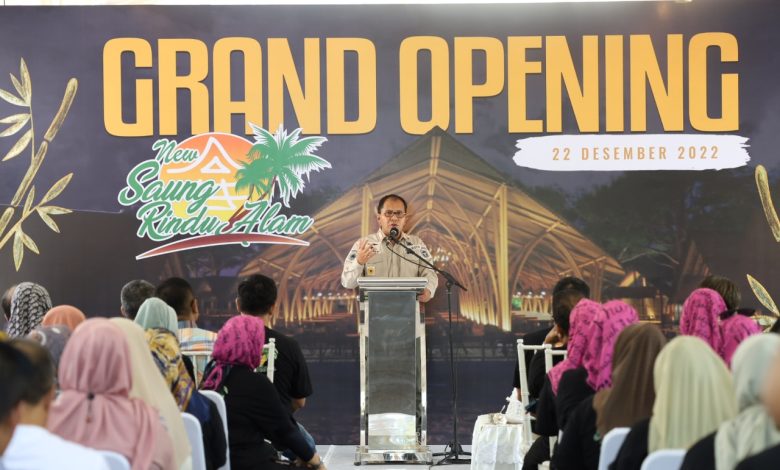 Danny Pomanto Resmikan Restoran New Saung Rindu Alam