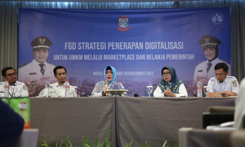 Indira Jusuf Ismail ke Peserta FGD: UMKM Penting Pahami Digitalisasi Agar Bisa Bersaing