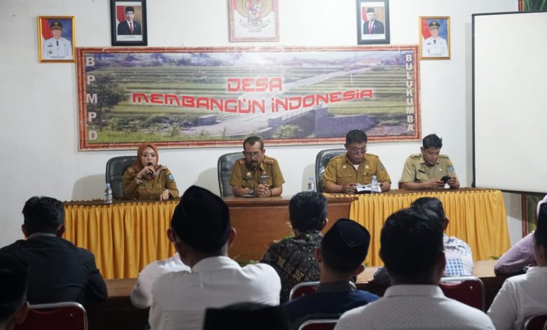 Jelang Pelantikan, DPMD Bulukumba Kumpulkan 31 Kades Terpilih