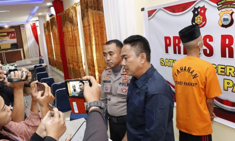 Pelaku Penikaman Pria Mabuk di Pangkep Ditangkap Polisi