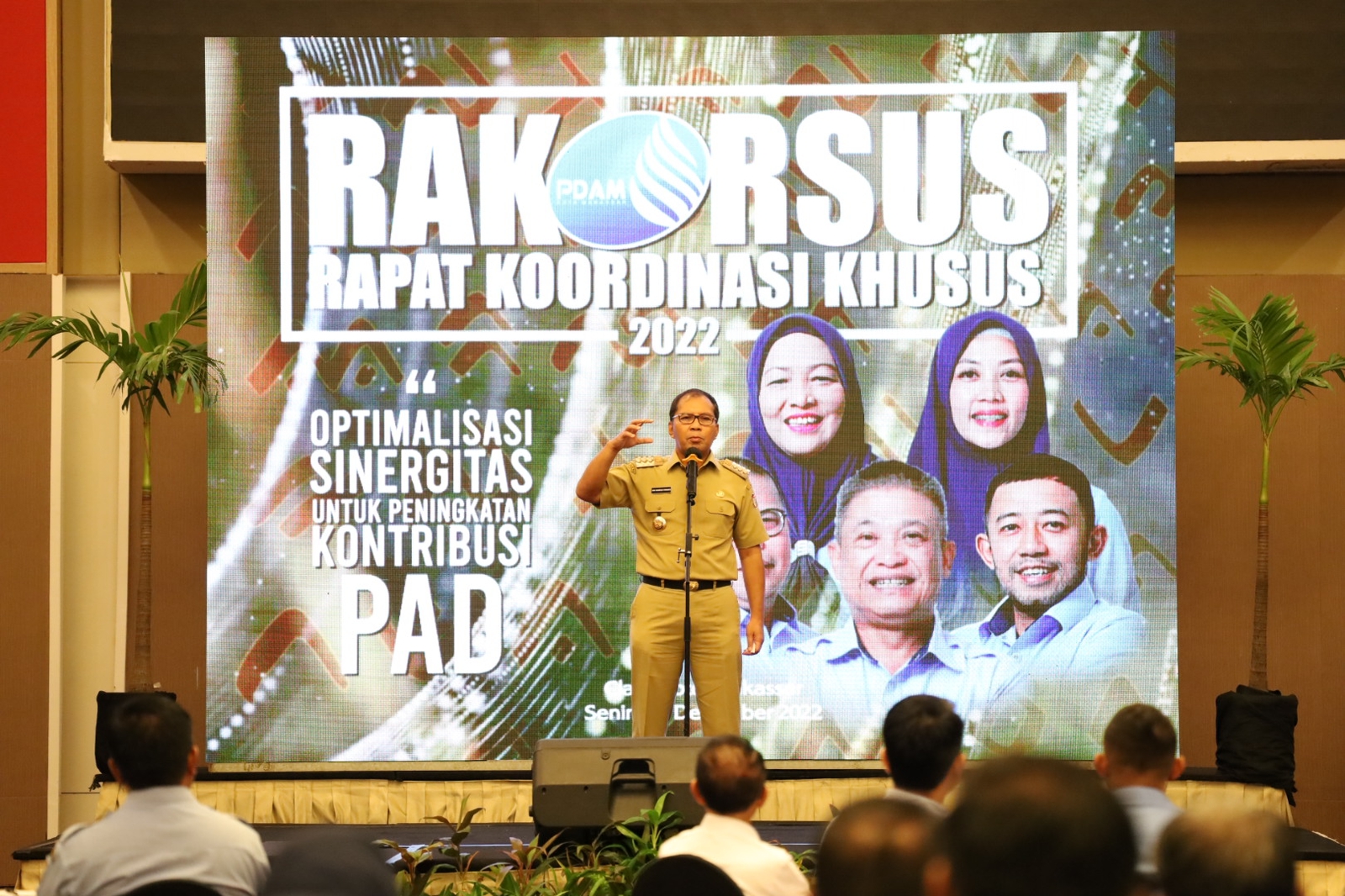 Di Rakorsus, Danny Pomanto Puji Kinerja PDAM Kota Makassar