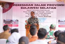 Gubernur Andi Sudirman Resmikan Dua Ruas Jalan Provinsi Sepanjang 50 Km di Soppeng