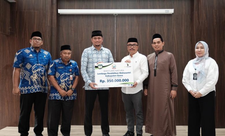 Lembaga Mahasantri Pemkab Gowa Terima Bantuan CSR dari Bank Sulselbar