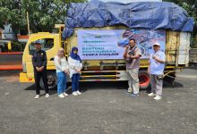 Tim Kemanusiaan PT Tiran Indonesia Serahkan Bantuan Logistik ke Korban Gempa Cianjur