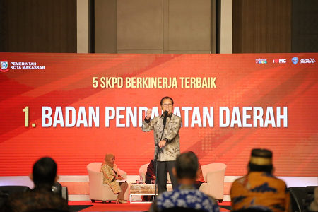 Bapenda Makassar Raih Peringkat Pertama SKPD Terbaik