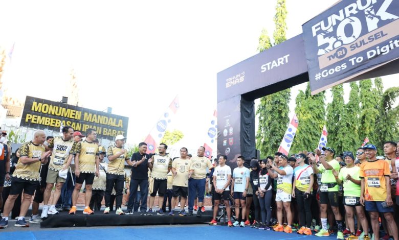 Peserta Fun Run 5.0K TVRI Sulsel Dilepas Wali Kota Danny: Utamakan Sportivitas